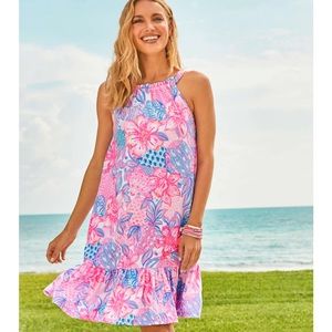 NWT Lilly Pulitzer Saira Dress in Snappy Turtle